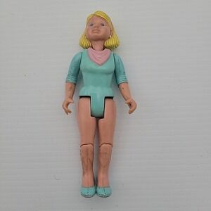 Fisher-Price Doll with Blonde Hair and Teal Outfit